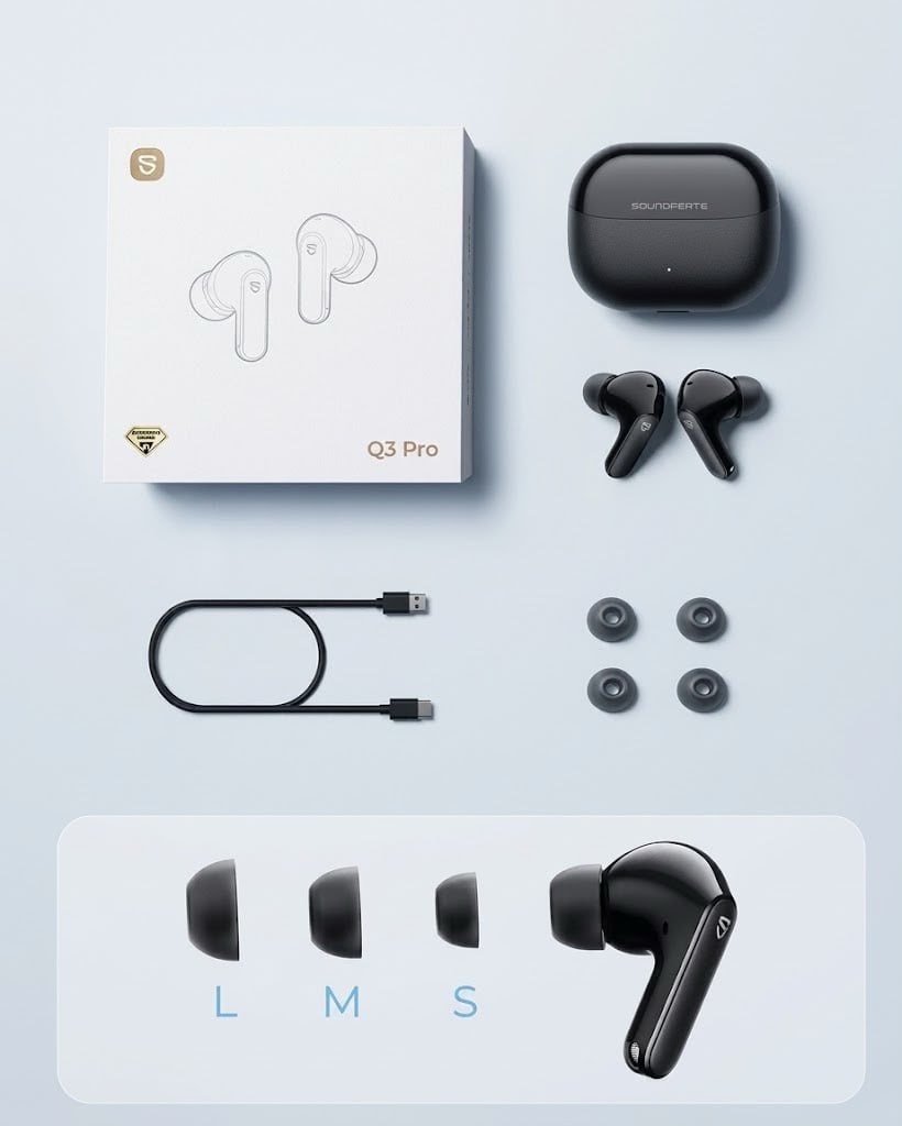 Auricular SoundPEATS Q3 Pro TWS