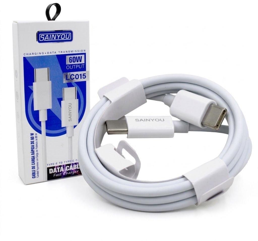 Cable Sainyou Tipo C a Tipo C 60W LC015