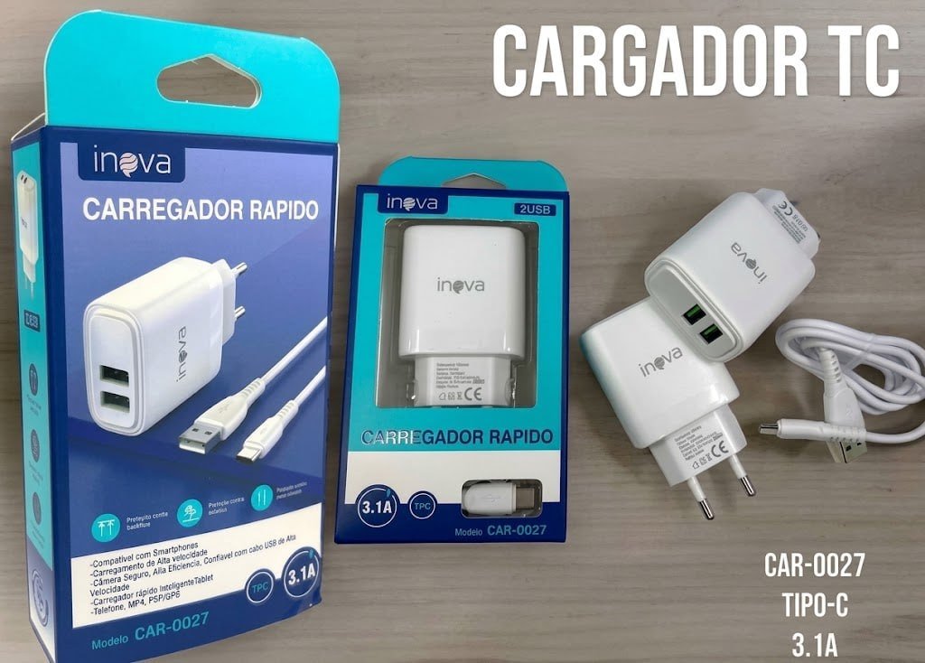 Cargador Inova Tipo C CAR-0027