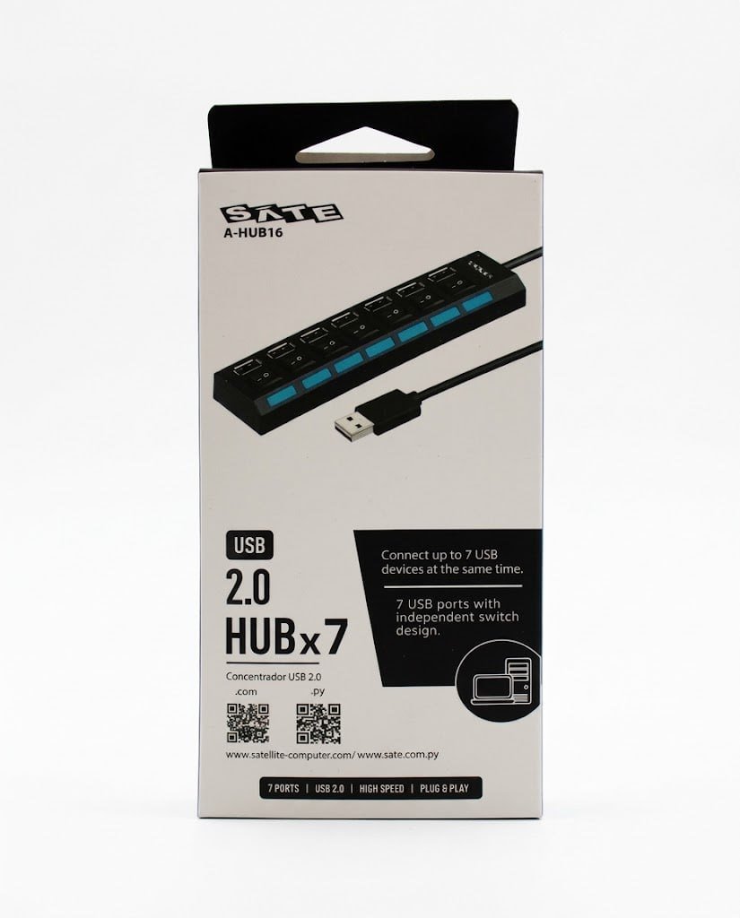 Hub 7 puertos SATE A-HUB16 2.0